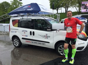 Startfoto mit dem Catcher Car